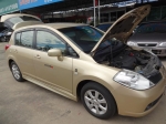 Nissan tiida Hatchback 5 ประตู รุ่นท็อป ไมล์ต่ำ 76000 รถบ้านใช้เอง