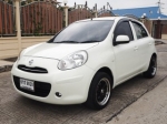 NISSAN MARCH 1.2 E ปี 2011 เกียร์AUTO สีขาวมุกนิยม สวยจัดตบแต่งครบ