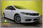 ปี2013 HONDA civic 18e สีขาว  ดาวน์ 510 เปอร์เซ็น
