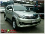 TOYOTA FORTUNER 25V 2WD 2014 ATสีเทา เครดิตดี 10000 จบ