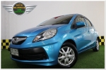 ปี2012 HONDA BRIO 12V สีฟ้า at ดาวน์ 510 เปอร์เซ็น