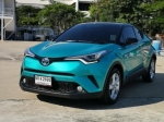ขายรถหรู TOYOTA C-HR 1.8 HYBRID HI สีเขียว  เกียร์ออโต้ ปี 2019 ราคาพิเศษสุดคุ้ม