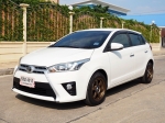 TOYOTA YARIS 1.2 G CVT ปี 2016 เกียร์AUTO สีขาว นิยม สภาพป้ายแดง